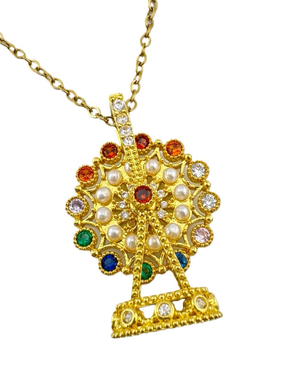 NWT Ferris Wheel Necklace